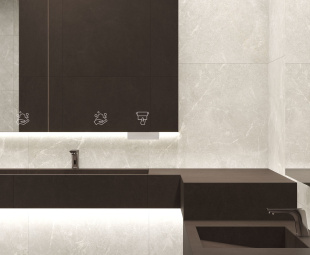 Керамогранит Laparet Rocky Pearl PRO structure matt (GHR) рект. (80х80)